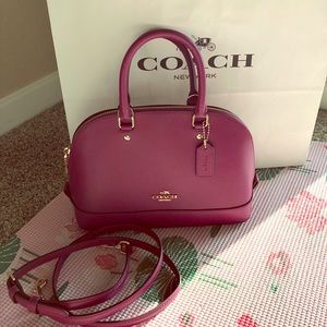 Coach Mini Sierra Satchel Crossbody- Pink